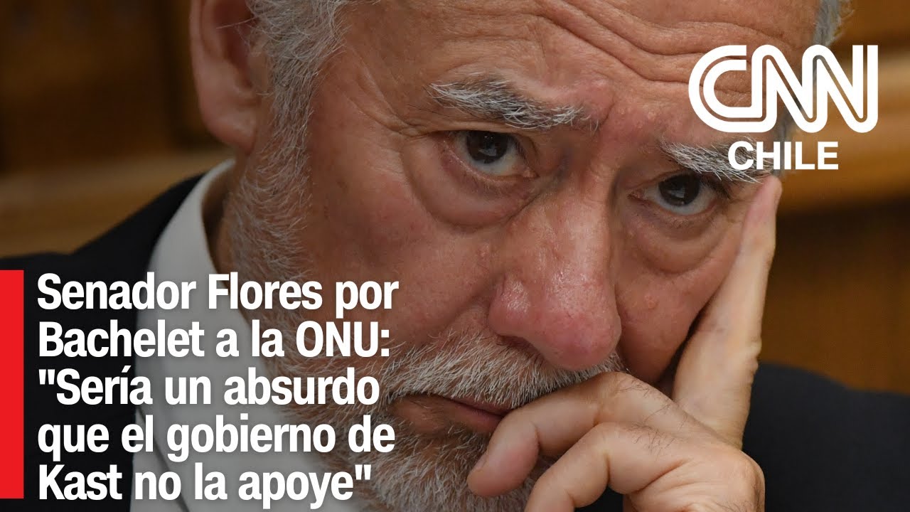 Senador Flores por Bachelet a la ONU: 