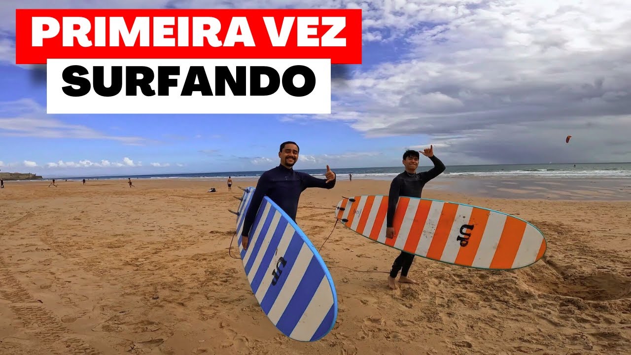 AULA DE SURF E MELHOR PIZZA DE CASCAIS