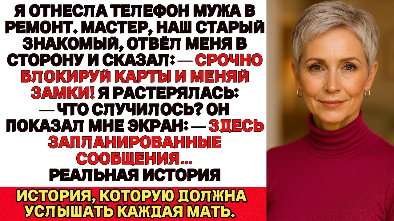Я отнесла телефон мужа в ремонт. Техник сказал: срочно блокируй карты и меняй замки дома!