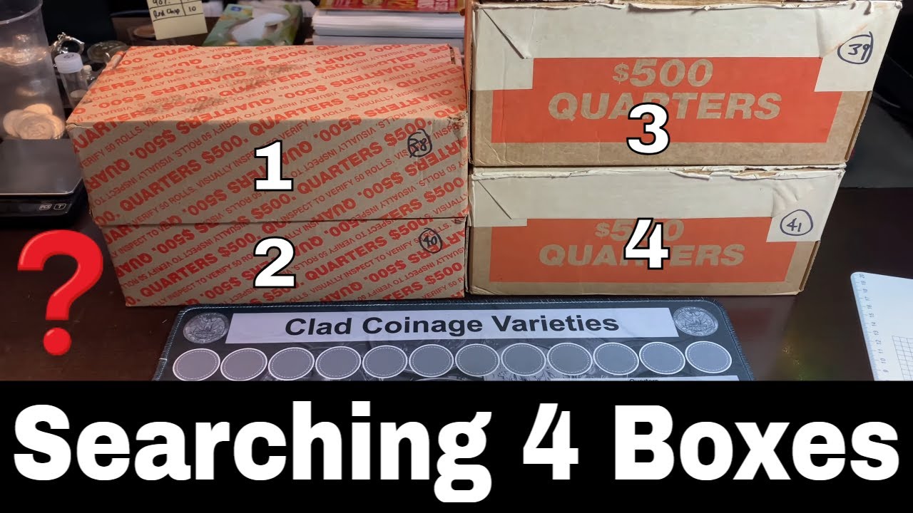 Quarter Coin Roll Hunting For Silver and W's - Let's See How We Did