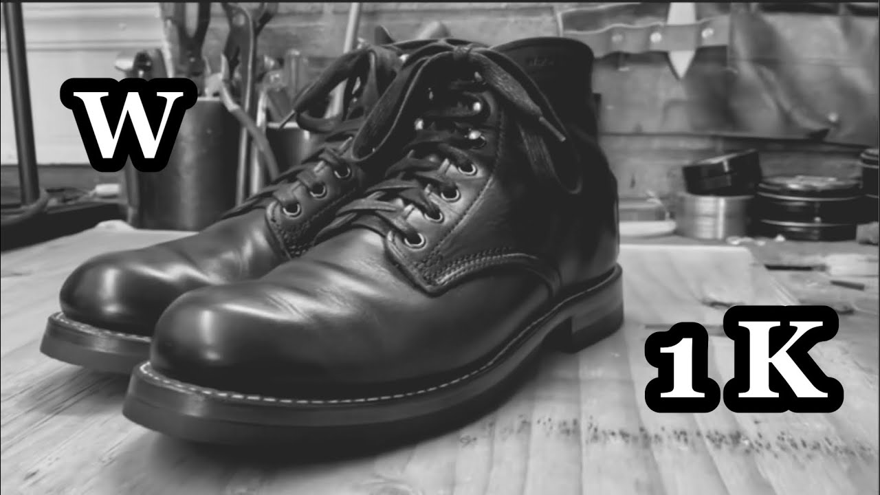 Resoling A Pair Of Classic Wolverine 1000 Mile Boots/Botas Wolverine 1000 Millas