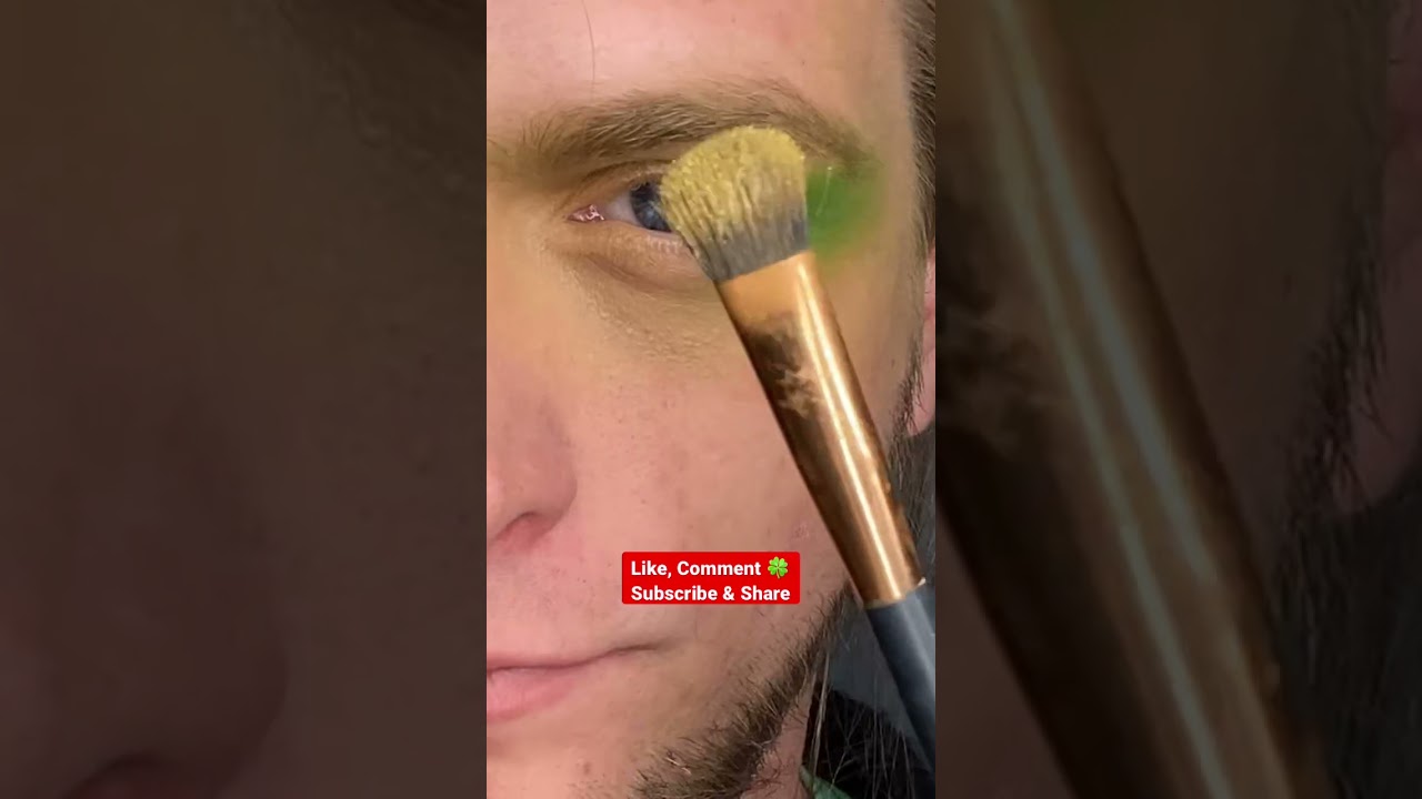 Easy St. Patrick&rsquo;s Day makeup tutorial￼ 🍀 #MakeUp #MakeUpTutorial #StPatricksDay #Saint￼patricksday
