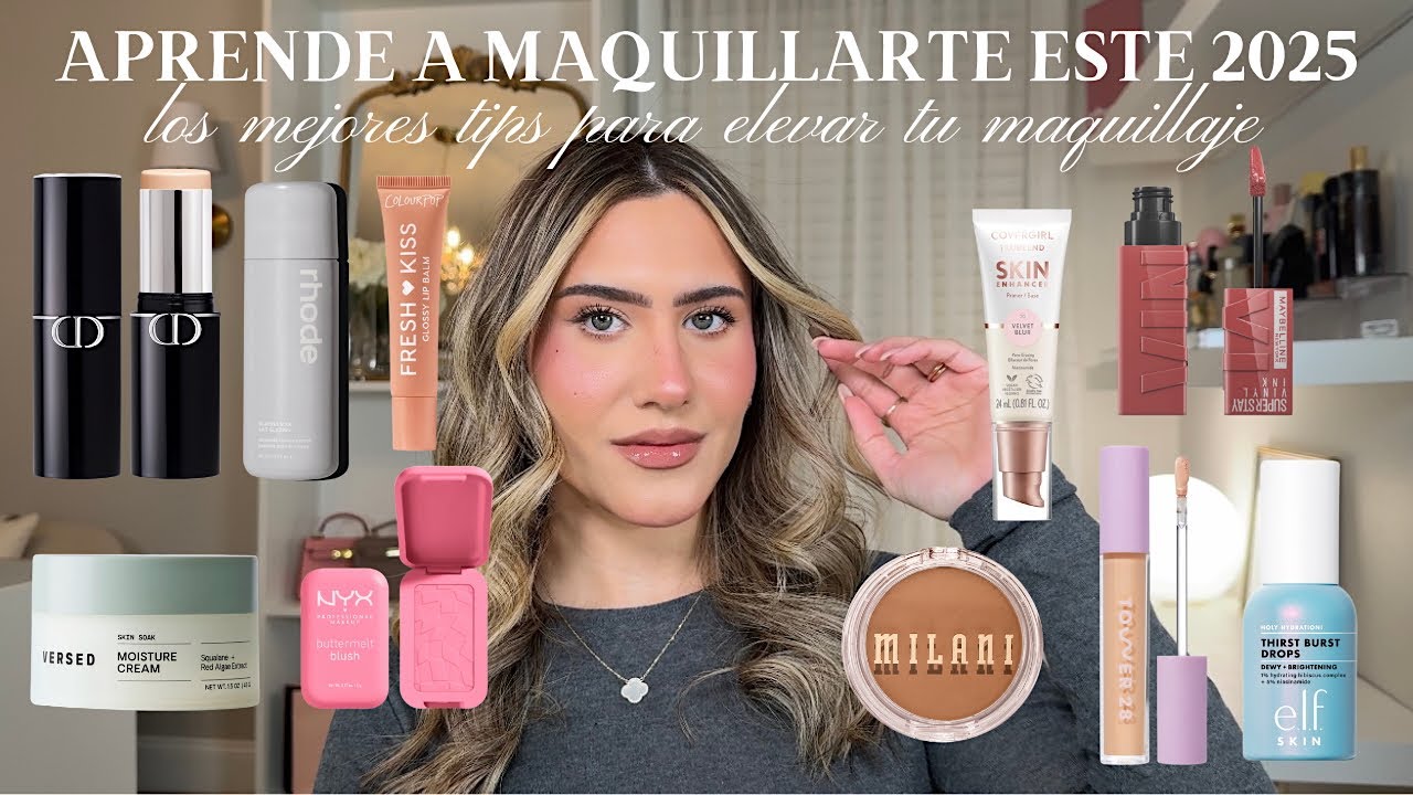 APRENDE A MAQUILLARTE ESTE 2025 ✨ | Probando maquillaje nuevo | VAL QUINTERO
