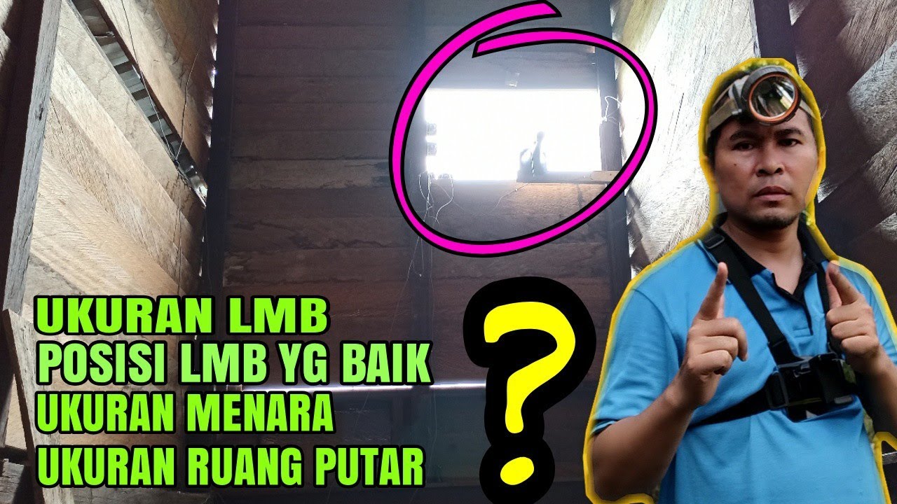POSISI DAN UKURAN LMB YG TEPAT, UKURAN MENARA DAN RUANG PUTAR