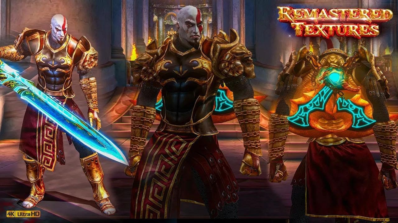 GOD OF WAR 2 Remastered Texture | Revival Edition Full GamePlay | UHD 4K 60Fps