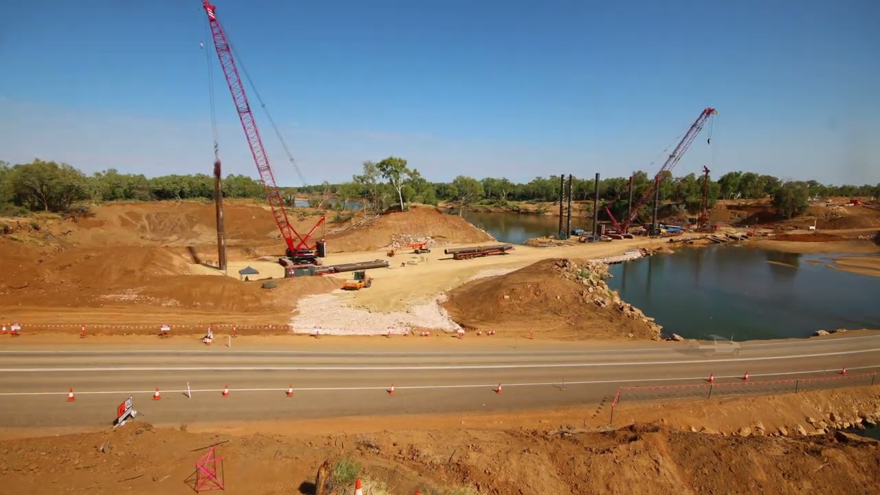 New Fitzroy River Bridge - Time Lapse