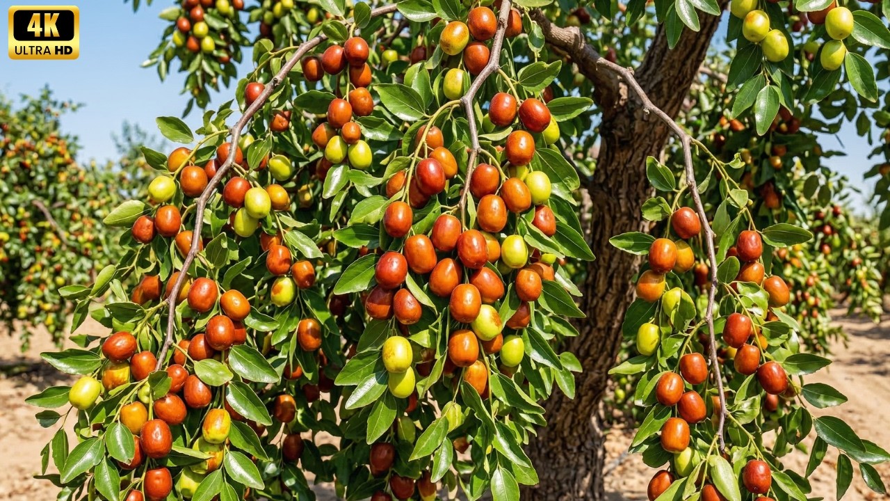 Exploring the World's Largest Jujube Orchards in Xinjiang, China | simple Countryside Life