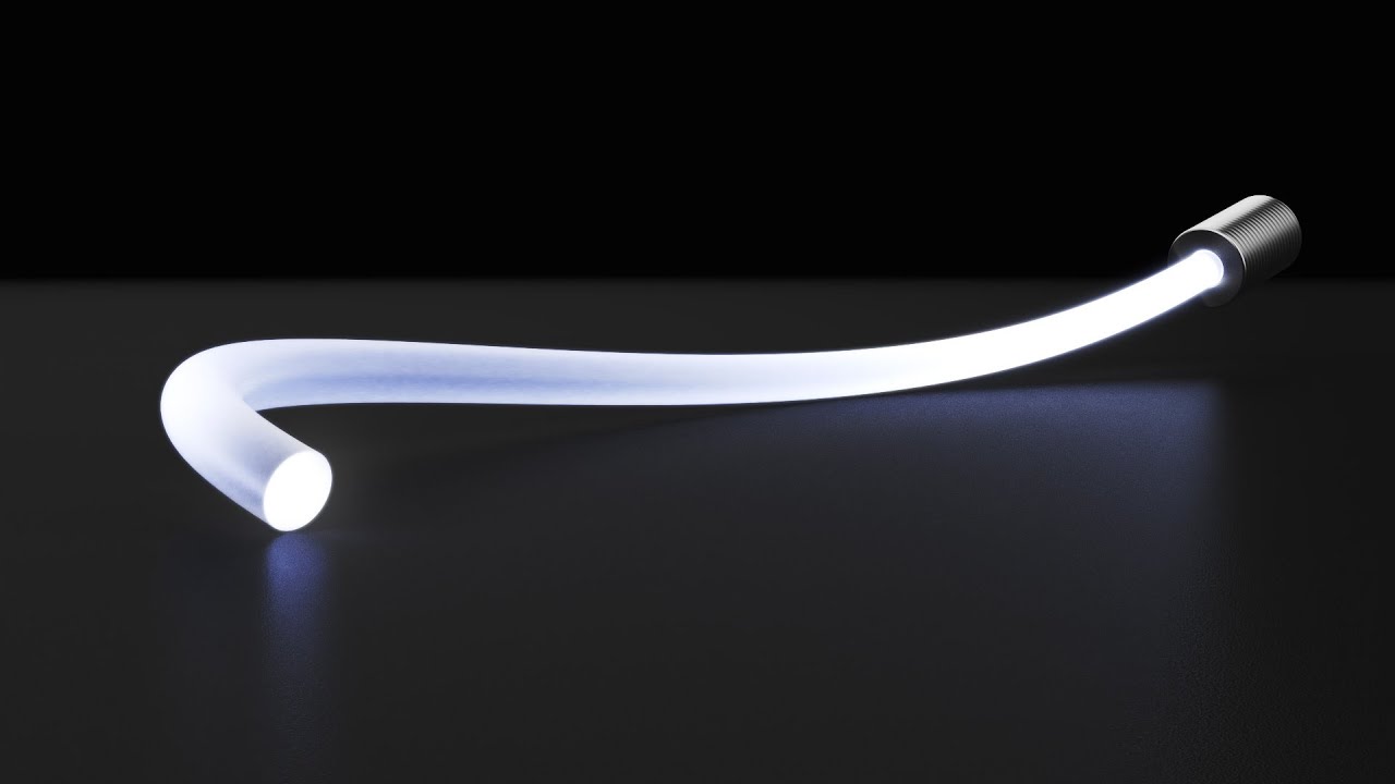 Make a Glowing Light Pipe Material in KeyShot