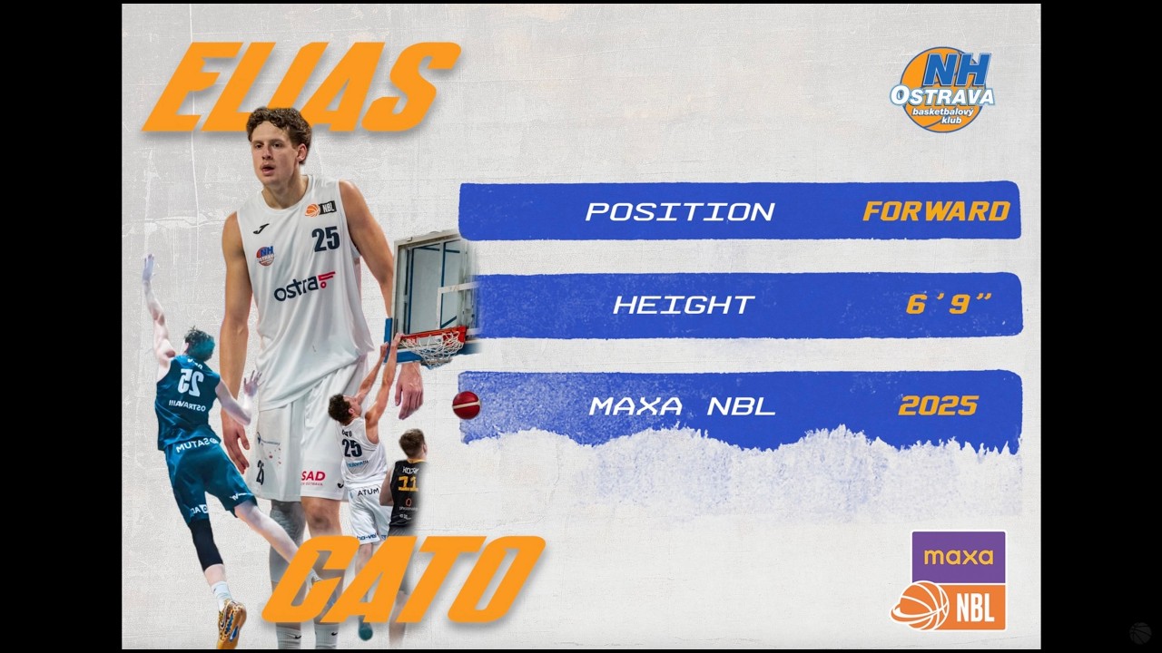 Elias Cato 6'9 Season Highlights 2025/26 (NH Ostrava)