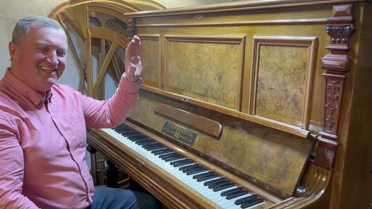 Шедевр фортепианостроения. Klavier Schwechten , 129 yo