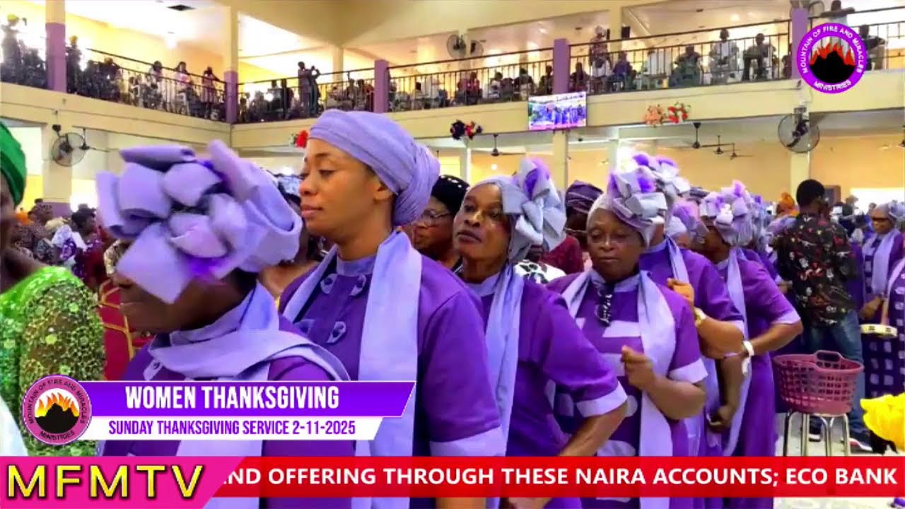 MFM Mega Region SS3 Uyo Live - 2/11/2025 THANKSGIVING AND CELEBRATION SERVICE NOVEMBER EDITION 2025