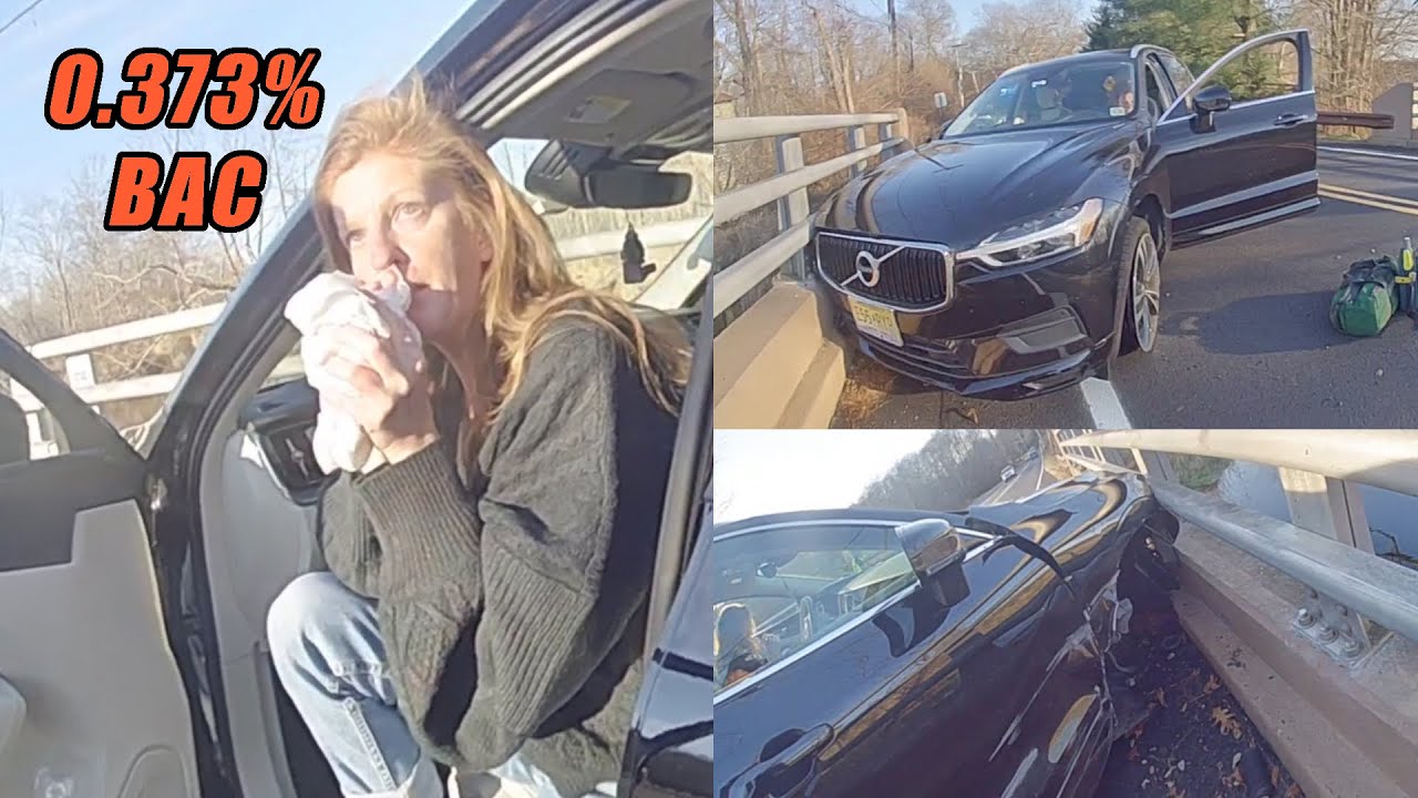 Extremely Intoxicated Woman Crashes Into a Bridge at Almost 5 TIMES LEGAL LIMIT