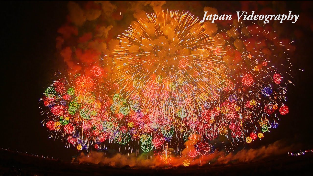 4K-Amazing Japan Fireworks - Kounosu Hanabi 2011 | 24 inch shell ×2 12 inch×300 こうのす花火大会 鳳凰乱舞