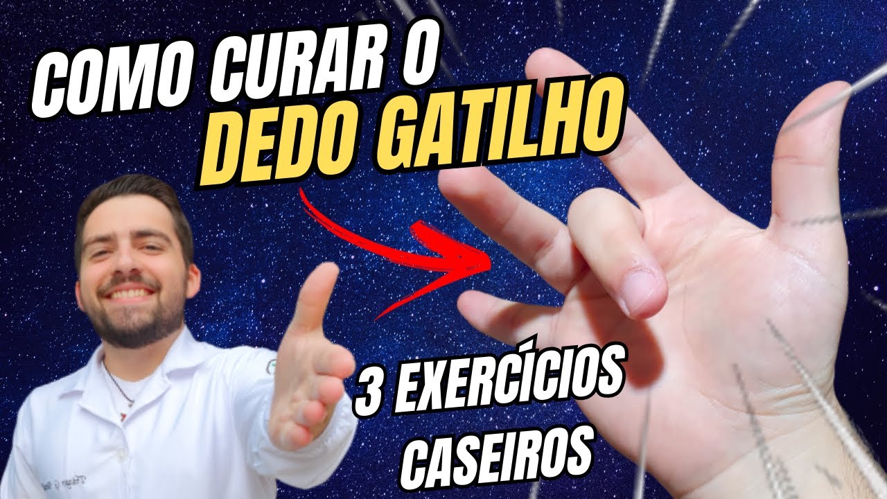 ACABE COM O DEDO GATILHO FAZENDO ESSES 3 EXERCICIOS