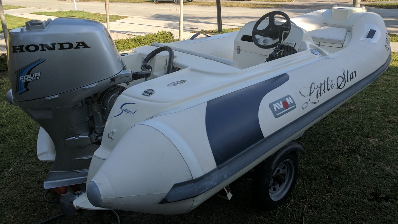 Avon Seasport Tender 50 Hp Honda (Complete Restoration)