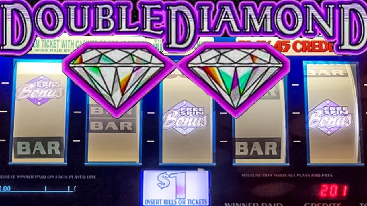 Бесплатные игры Double Diamond за $9 вращений. Игровой автомат с 5 барабанами и 9 линиями.