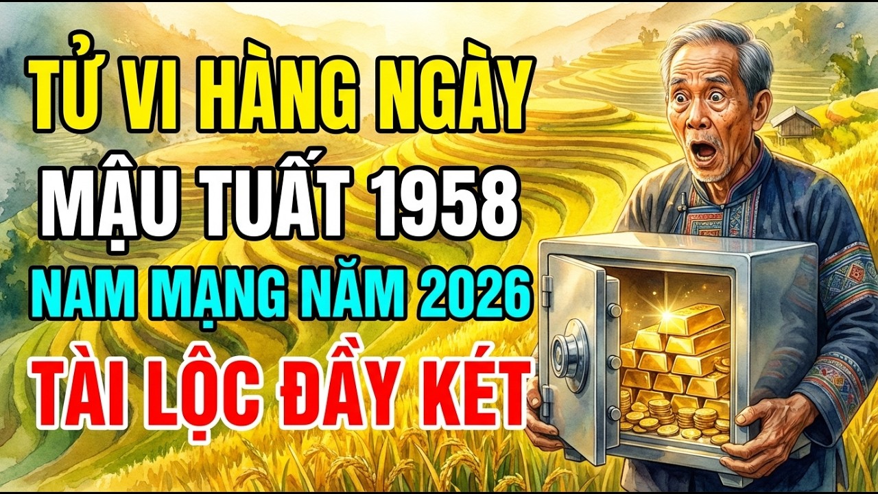 Tử Vi Tuổi Tuất 1958 - Nam Mạng 69 Tuổi Năm 2026: Vận Mệnh An Nhiên, Gia Đạo Bình An
