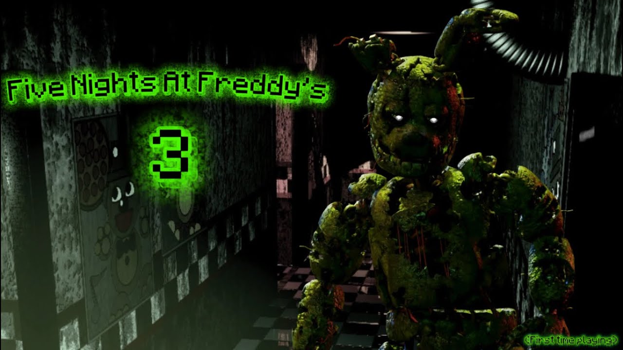 FNAF 3 stream (first time playing)