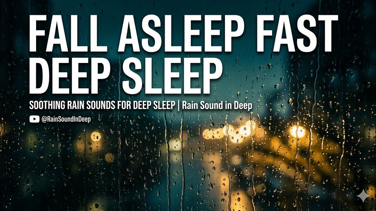 Rain sound helping for sleeping 😴