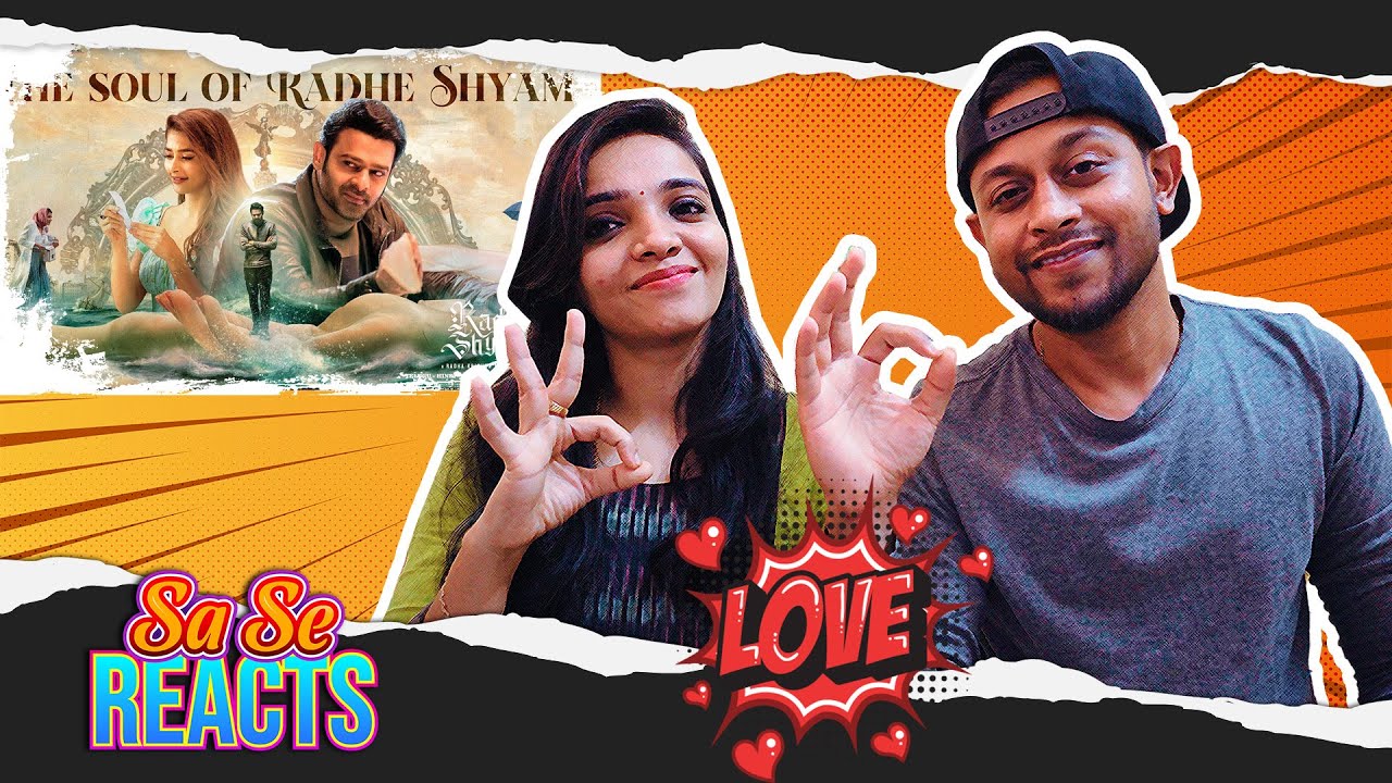 The Soul of Radhe Shyam REACTION | Prabhas, Pooja Hegde | Thaman S | MUMBAI TAMIL COUPLE