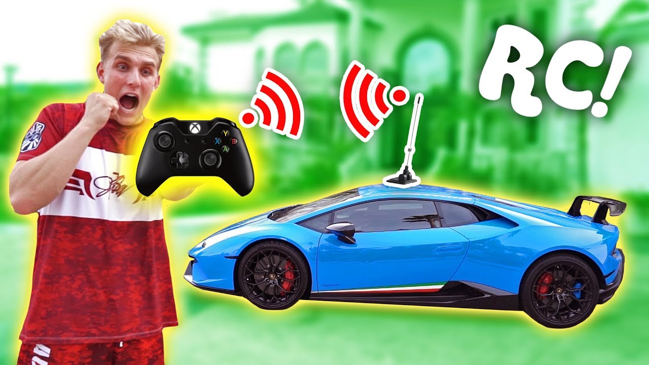 I MADE MY LAMBORGHINI REMOTE CONTROLLED!! (INSANE)