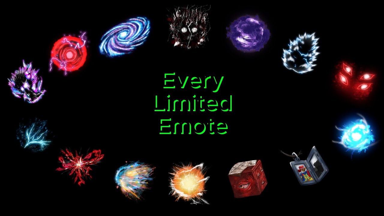 Every Limited Emote in Roblox | The Strongest Battleground