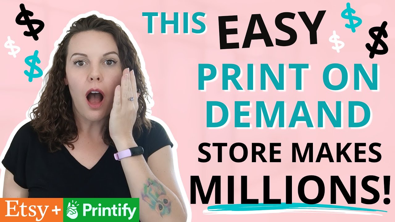 THIS print on demand Etsy idea sells like CRAZY- let's make one! 🤫 Printify & Etsy Business Ideas