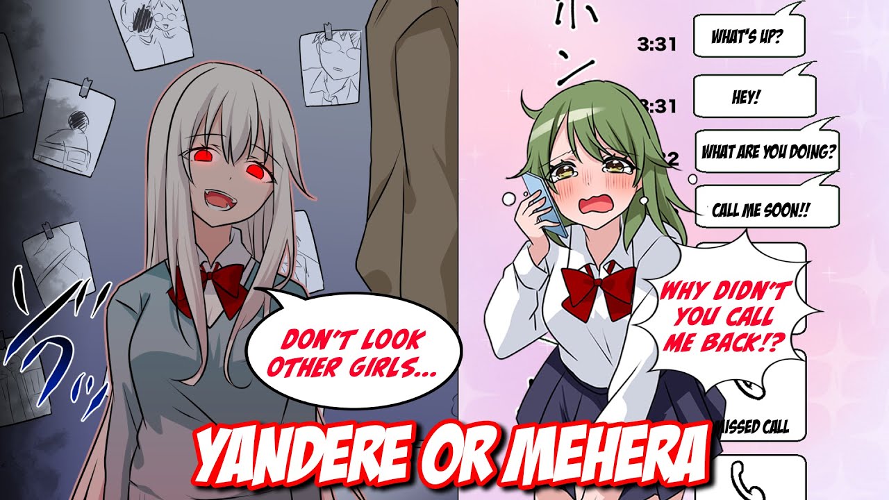 【Yandere manga】I cheated on my Yandere girl friend with a Menhera girl.【RomCom】