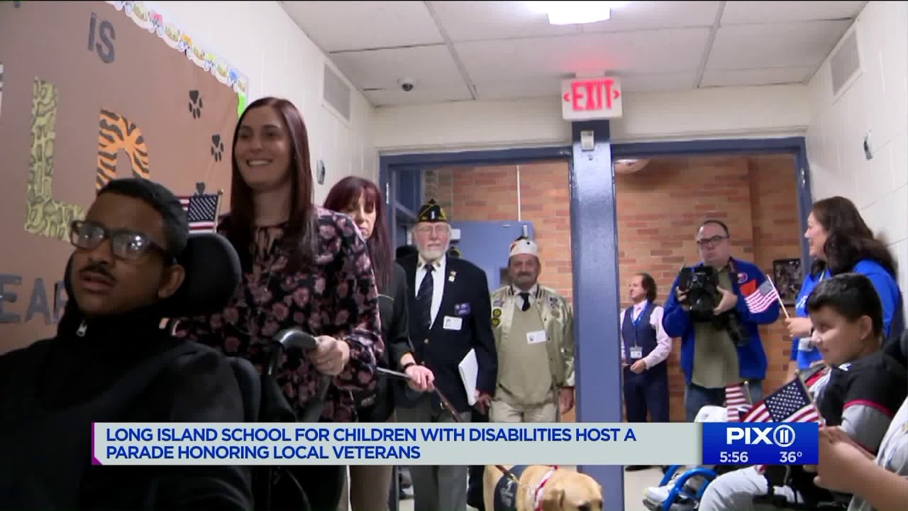 LI school for children with disabilities hosts Veterans Day parade