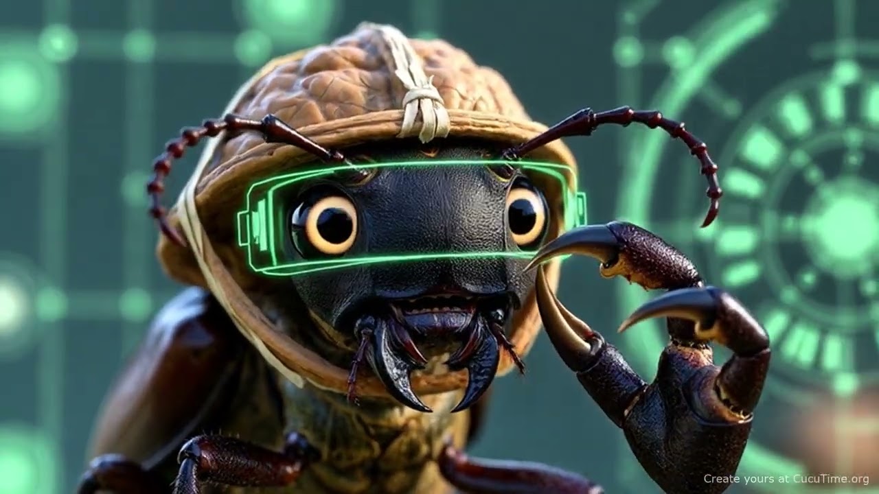 Ernest the Beetle and His Neon Star-Ship