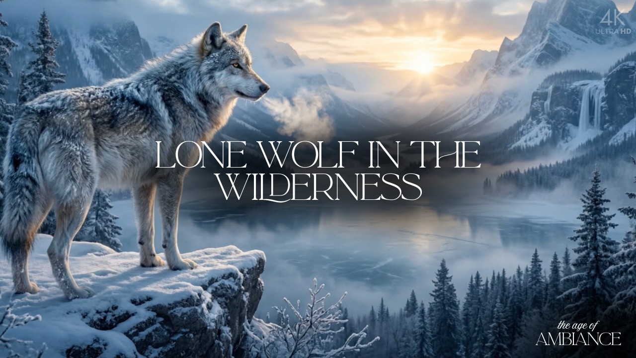 Medieval Lone Wolf in the Wilderness | Dark Fantasy Ambient Music for Sleep & Focus | 4 Hours