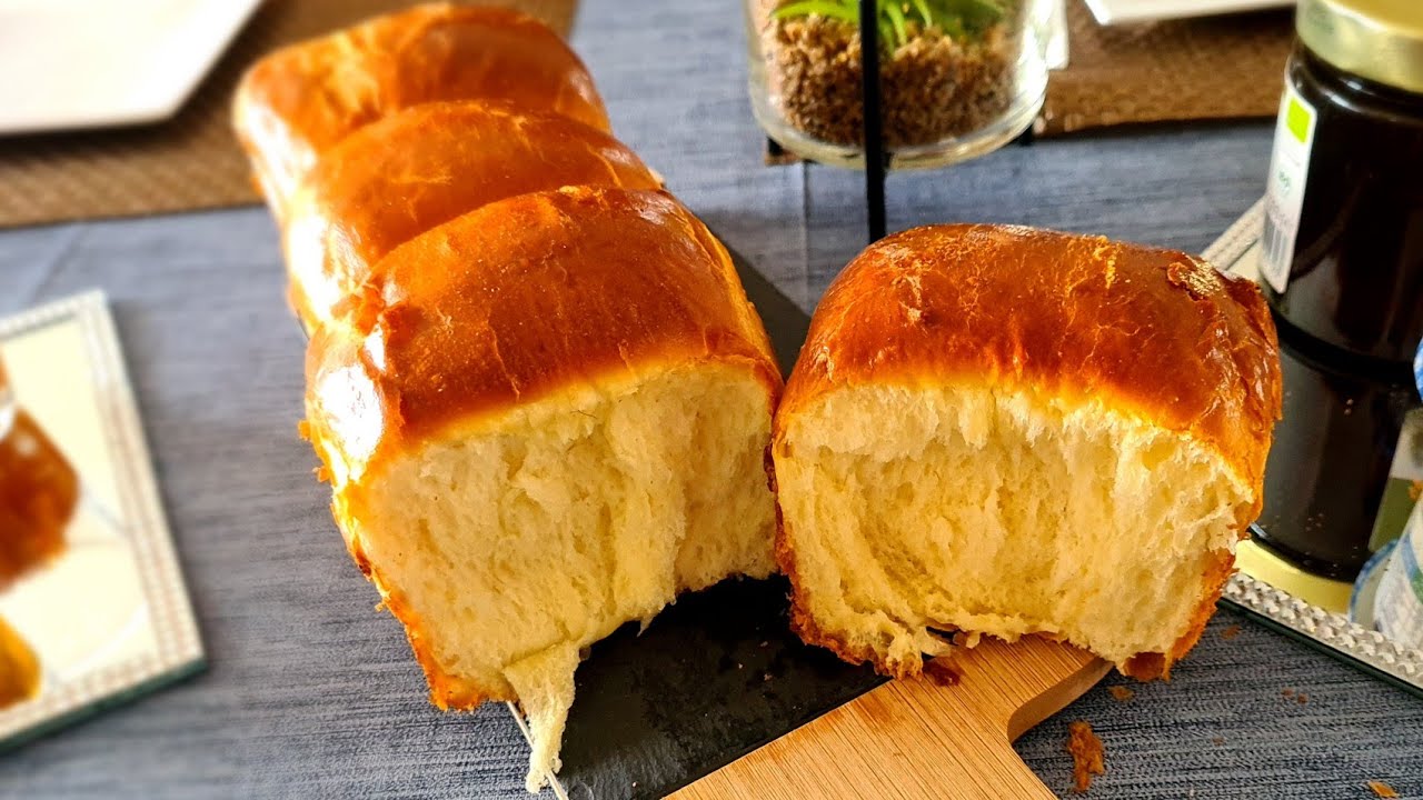 Délicieuse Brioche au tangzhong facile, légère et se conserve longtemps