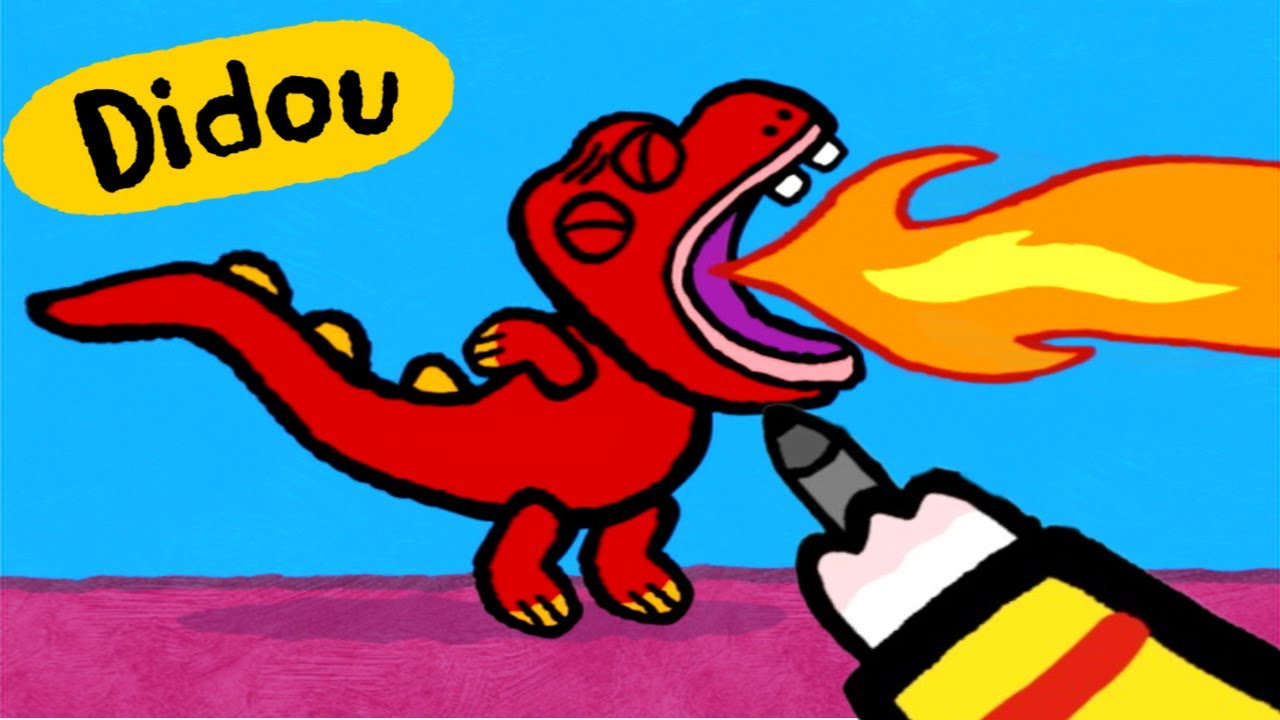 Didou - Comment dessiner un dragon ? | Compilation pour enfants