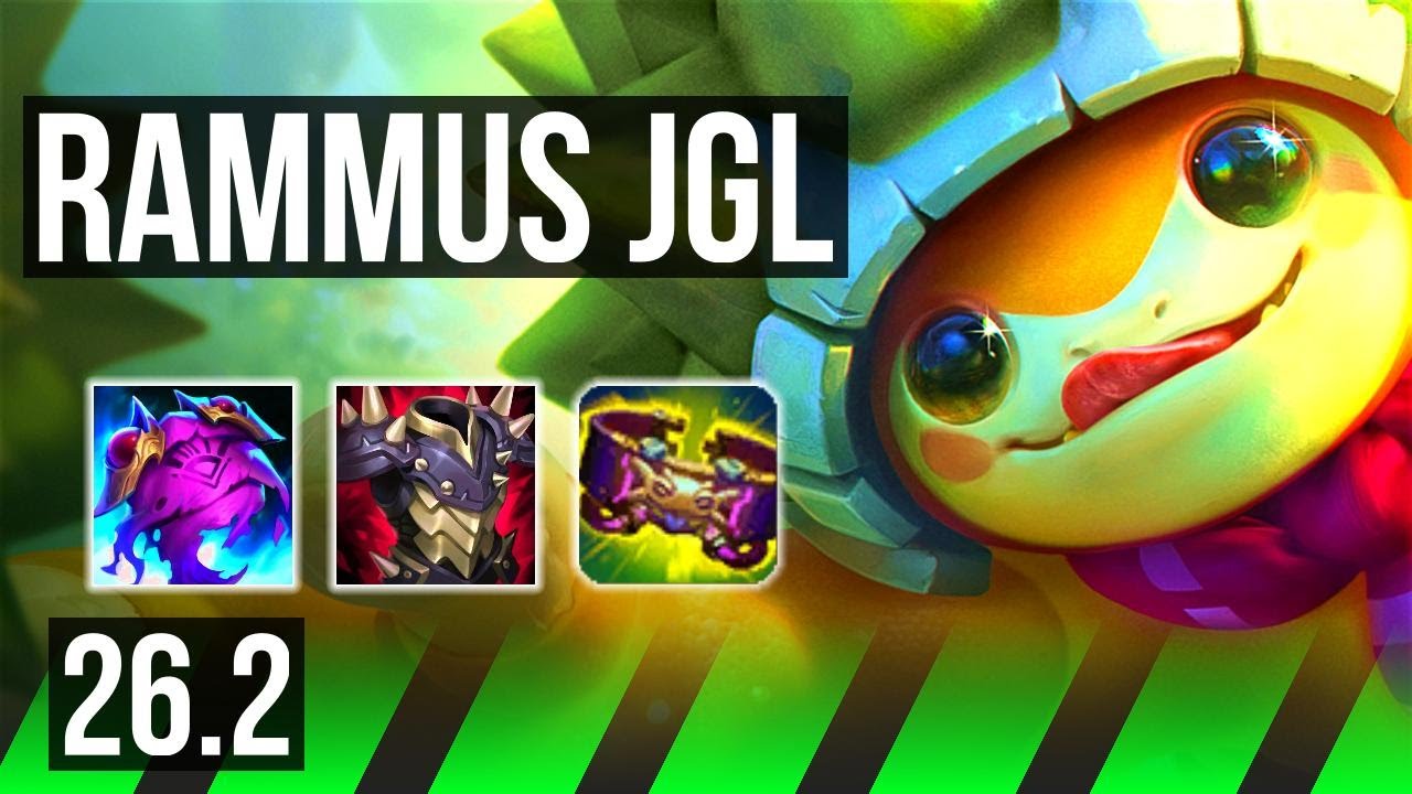 RAMMUS vs GWEN (JGL) | 30K damage | KR Master | 26.2