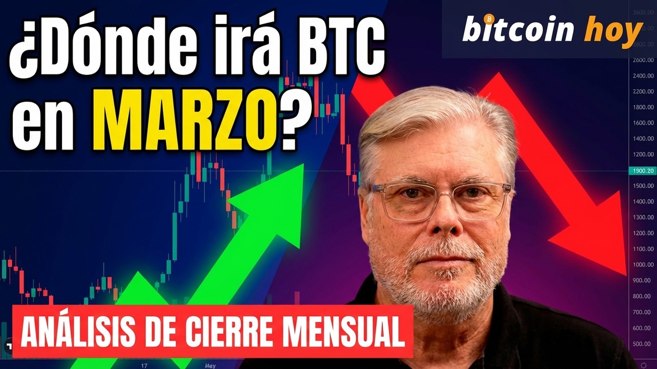 ¿Dónde irá BTC en MARZO? Análisis de cierre mensual