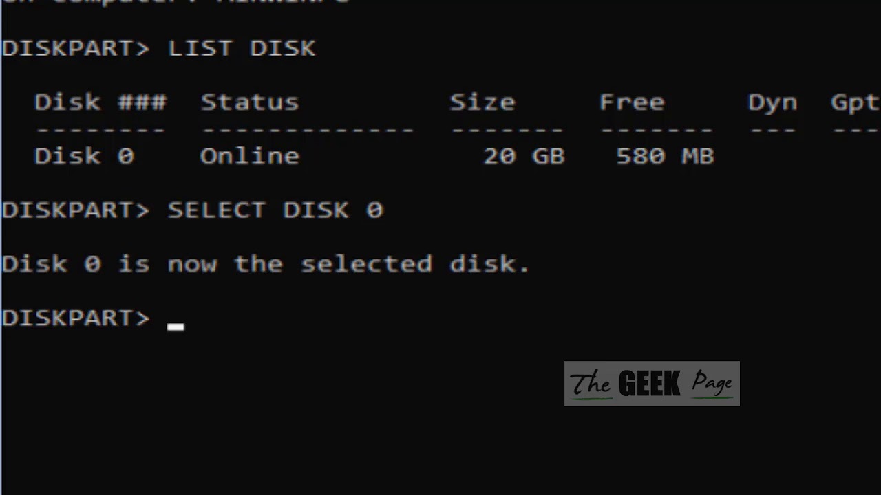 Convert MBR to GPT during installation of Windows 10