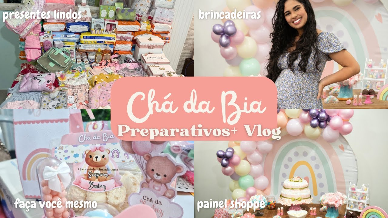 PREPARATIVOS+VLOG CHÁ DE BEBÊ DA MINHA FILHA🎀