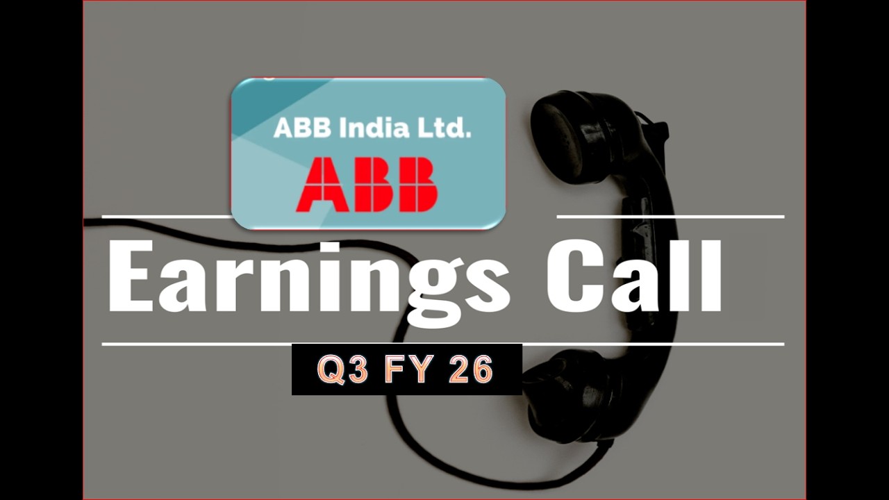 ABB India Ltd Concall for Q3FY26  #abbconcall