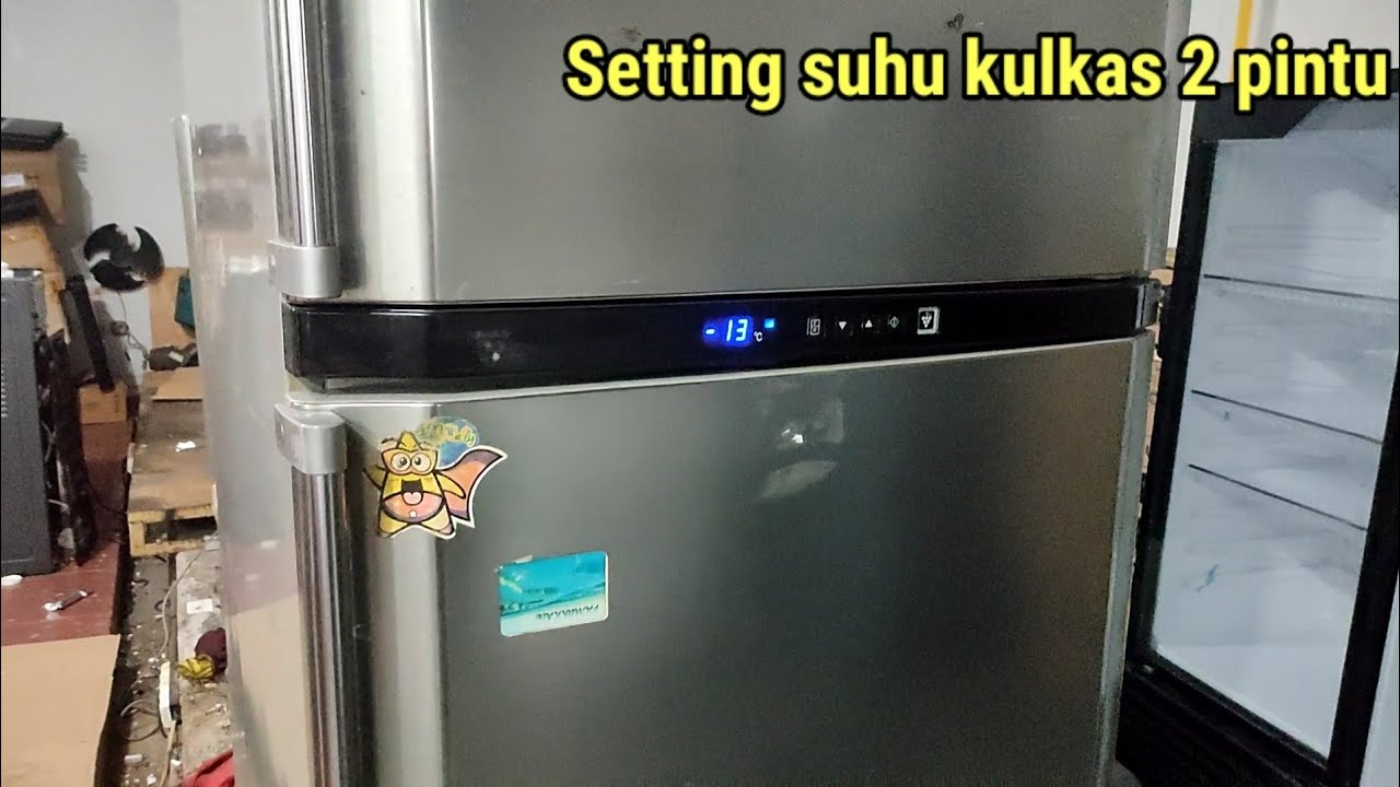 Cara Setting suhu kulkas 2 pintu Sharp SJ-P