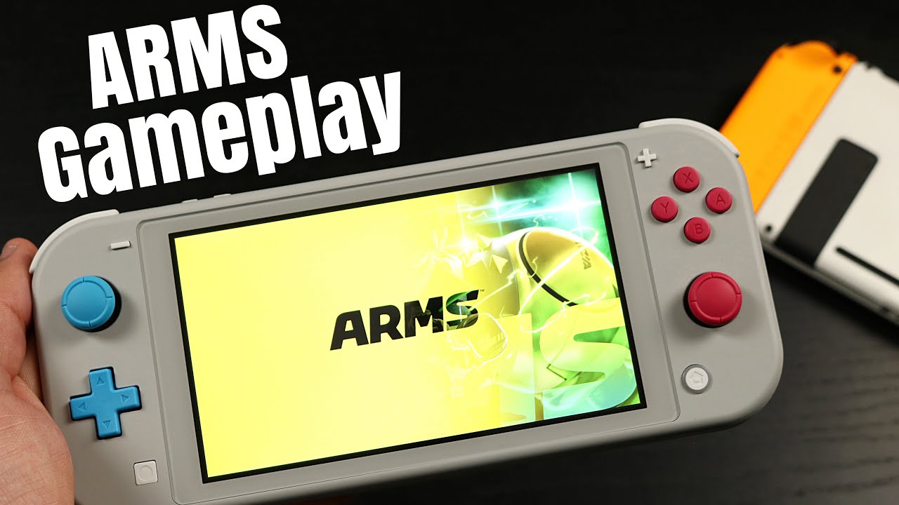 ARMS FREE TRIAL!  NINTENDO SWITCH LITE GAMEPLAY