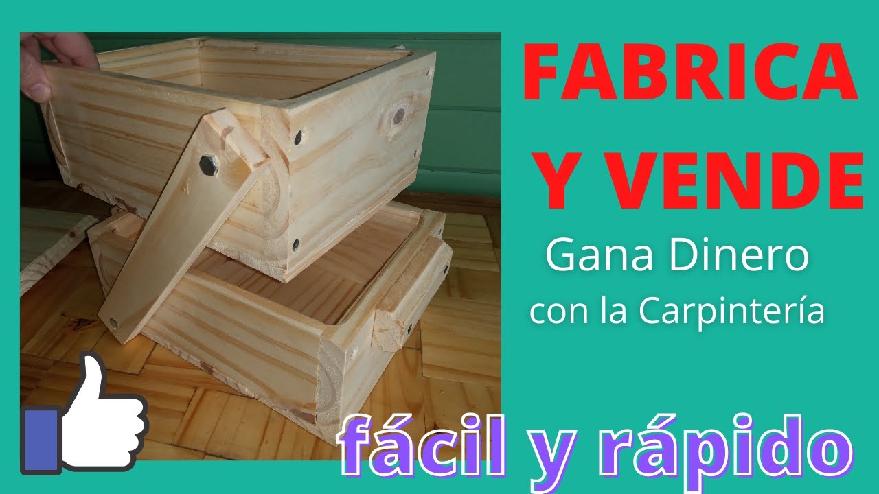 GANA DINERO aprendiendo Carpintería Gratis. EARN MONEY learning Free Carpentry