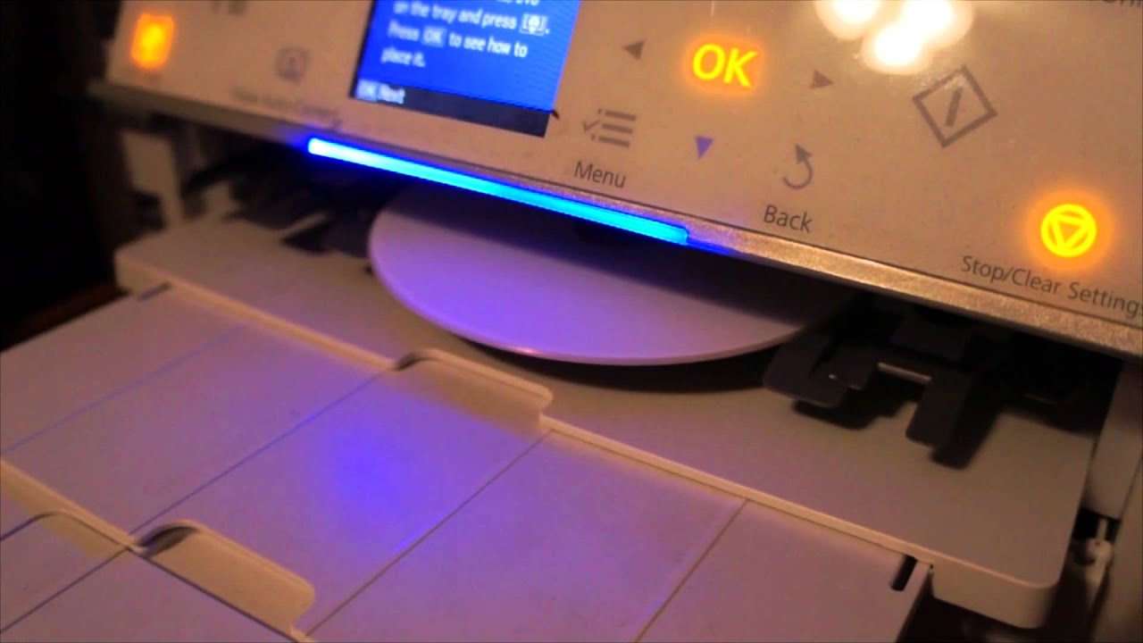 My first Blu Ray disc burned and printed