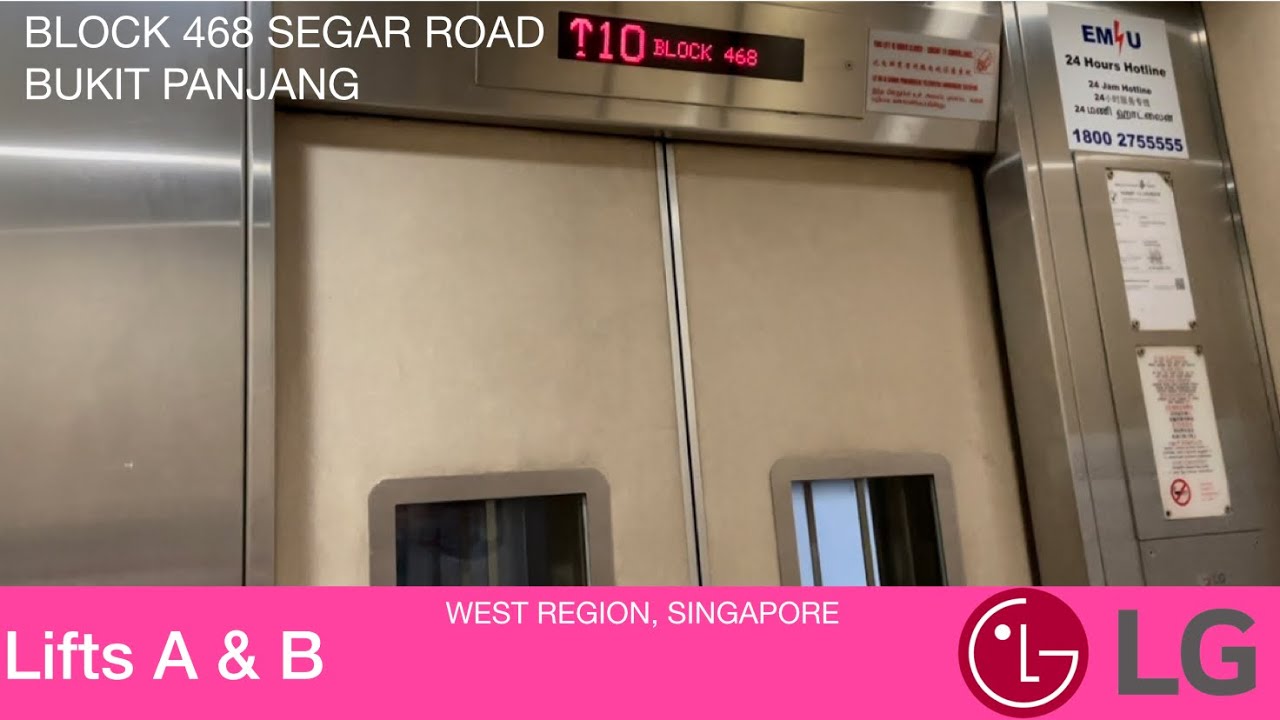 HDB Block 468 Bukit Panjang || LG Elevator
