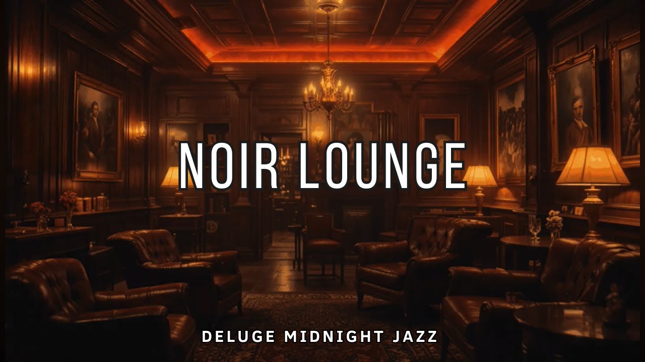 Classic Lounge Noir Jazz 🕯️ | Leather Chairs & Late Night Mood