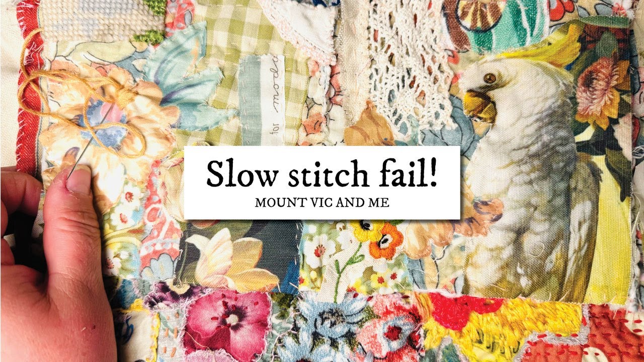 Slow stitch fail!