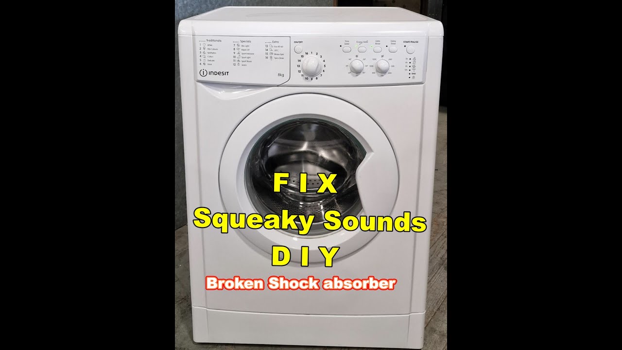 How to replace shock absorber of indesit Washing machine.| DIY | Squeaky sounds