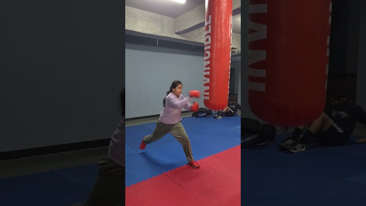 kick boxing practice 