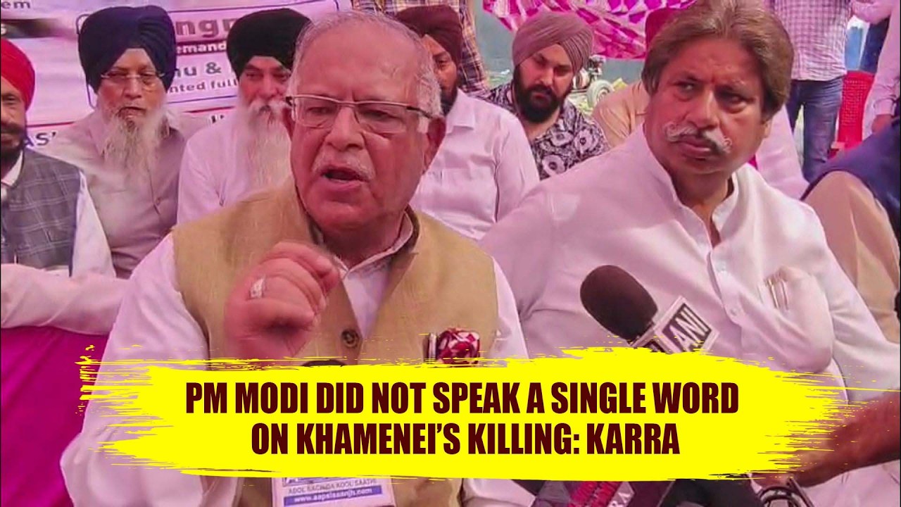 PM Modi Did Not Speak a Single Word on Khamenei’s Killing: Karra