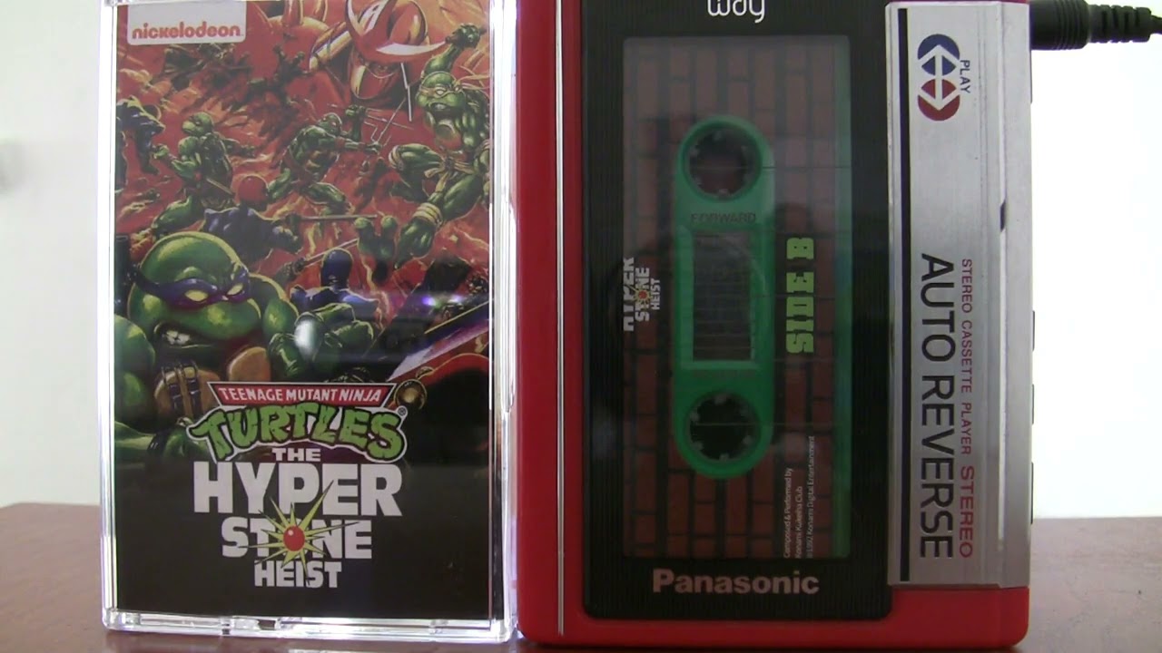 Teenage Mutant Ninja Turtles: The Hyperstone Heist Soundtrack Cassette