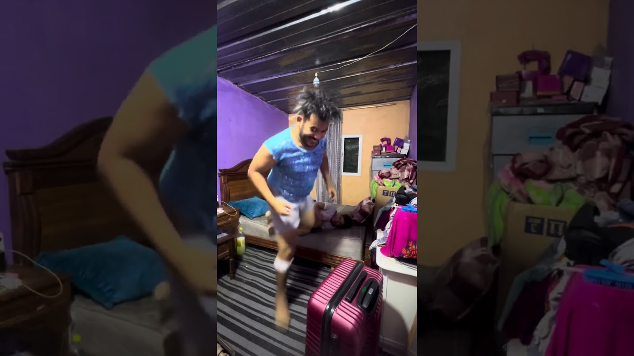 بغينا نضحكو مع دعدوع هو هجرو لينا☑️😱..دعدوع خرج ليه عقلو ولا يلبس حوايج ديال العيالات وحصلاتو نسيبتو